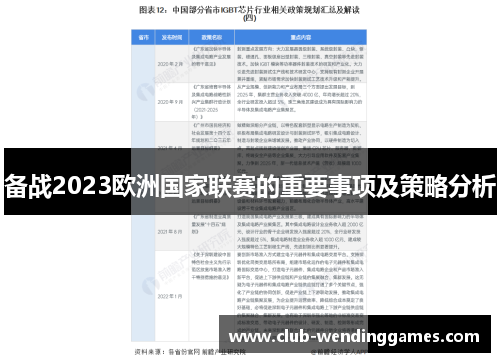 备战2023欧洲国家联赛的重要事项及策略分析 备战2023欧洲国家联赛的重要事项及策略分析